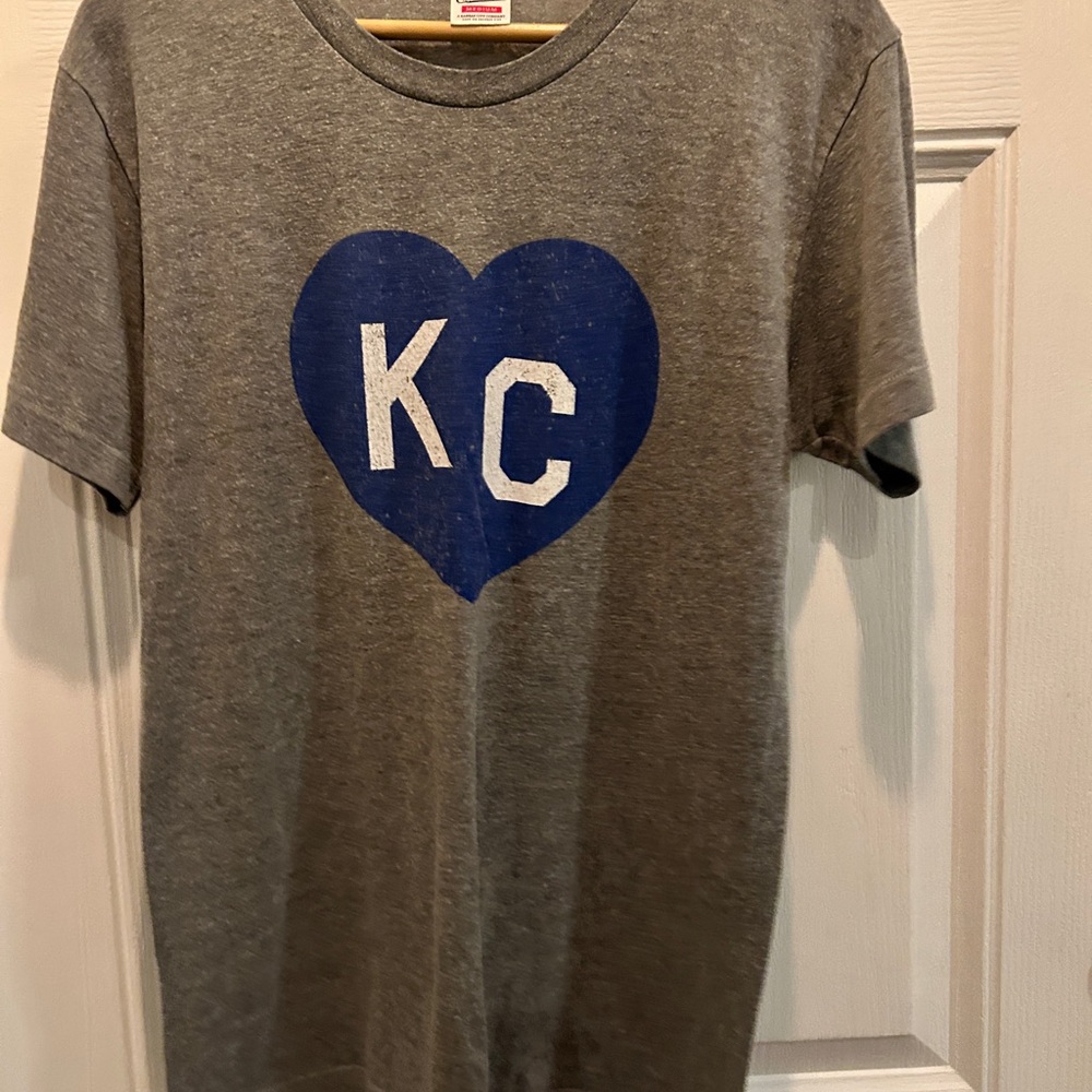 Gray KC Heart T-Shirt